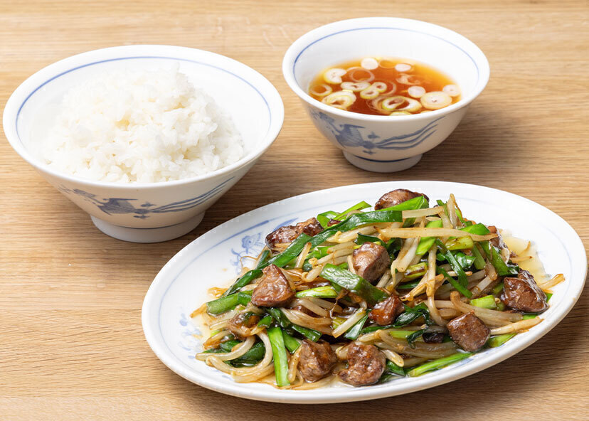 レバニラ定食